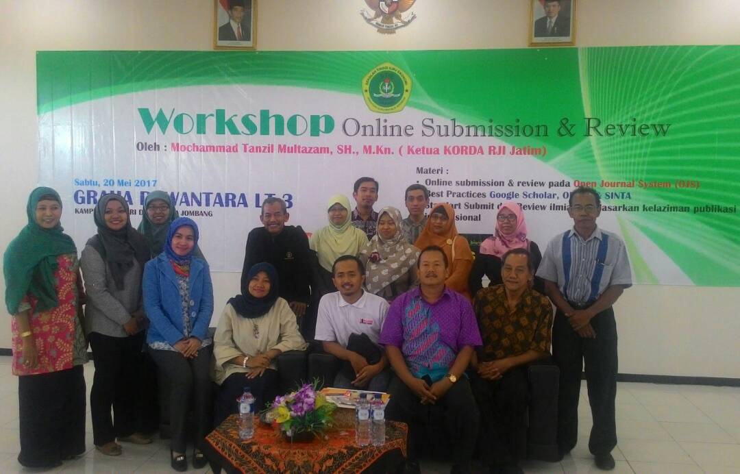 WORKSHOP ONLINE SUBMISSION AND REVIEW STIE PGRI DEWANTARA JOMBANG WORKSHOP ONLINE SUBMISSION AND REVIEW STIE PGRI DEWANTARA JOMBANG