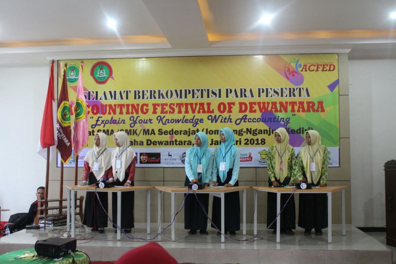 HIMAKU SUKSES MENGGELAR ACCOUNTING FESTIVAL OF DEWANTARA (ACFED) TAHUN 2018 HIMAKU SUKSES MENGGELAR ACCOUNTING FESTIVAL OF DEWANTARA (ACFED) TAHUN 2018