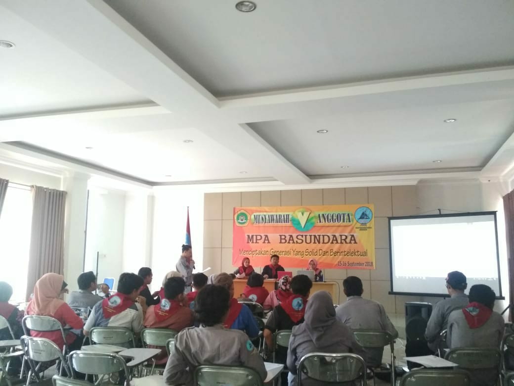 UKM MPA BASUNDARA STIE PGRI DEWANTARA JOMBANG MENYELENGGARAKAN MUSYAWARAH ANGGOTA (MUSANG) KE V UKM MPA BASUNDARA STIE PGRI DEWANTARA JOMBANG MENYELENGGARAKAN MUSYAWARAH ANGGOTA (MUSANG) KE V