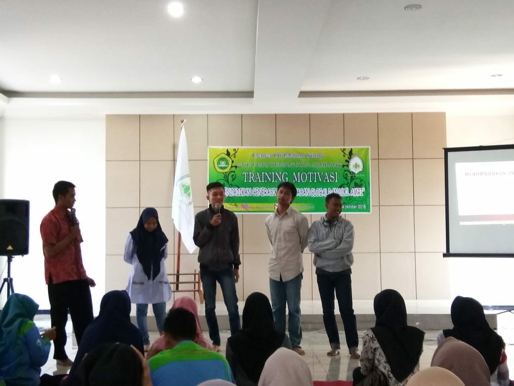 CENTER OF ISLAMIC STUDY (COIS) MENGADAKAN TRAINING MOTIVASI STIE PGRI DEWANTARA JOMBANG CENTER OF ISLAMIC STUDY (COIS) MENGADAKAN TRAINING MOTIVASI STIE PGRI DEWANTARA JOMBANG