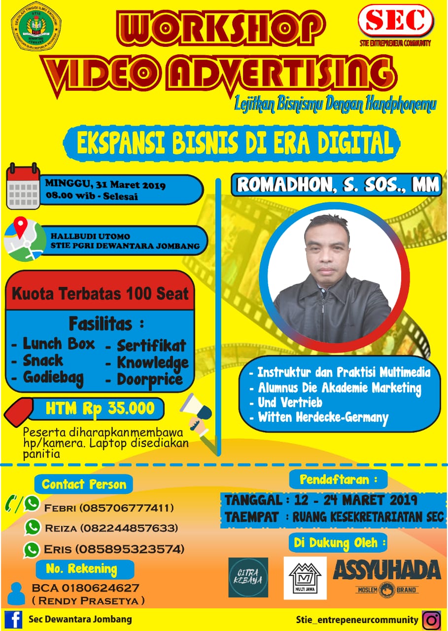 WORKSHOP VIDEO ADVERTISING WORKSHOP VIDEO ADVERTISING