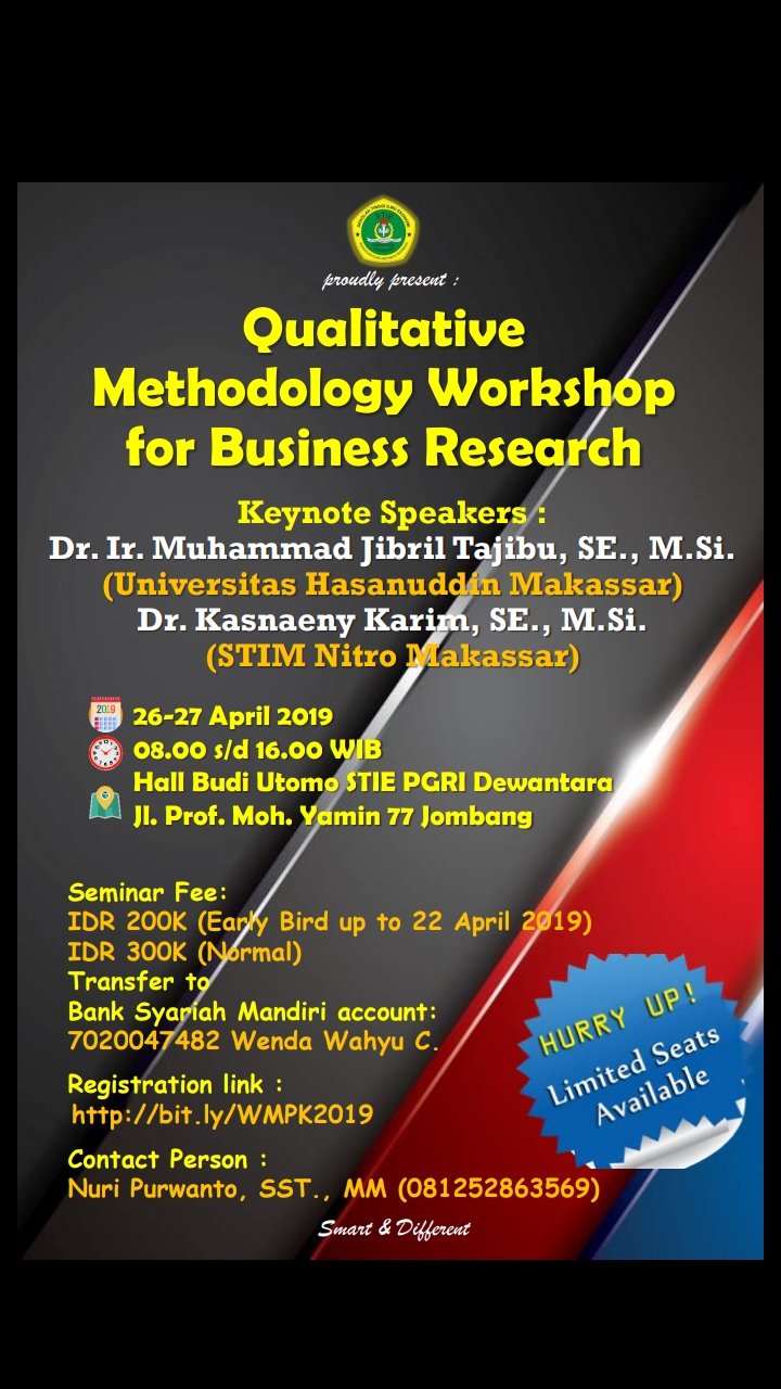 QUALITATIVE METHODOLOGY WORKSHOP FOR BUSINESS RESEARCH QUALITATIVE METHODOLOGY WORKSHOP FOR BUSINESS RESEARCH