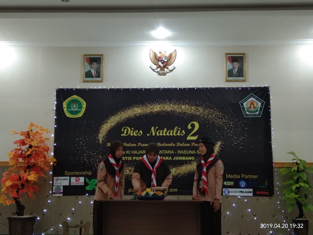 UKM PRAMUKA STIE PGRI DEWANTARA ADAKAN DIES NATALIS PRAMUKA KE- 2 UKM PRAMUKA STIE PGRI DEWANTARA ADAKAN DIES NATALIS PRAMUKA KE- 2