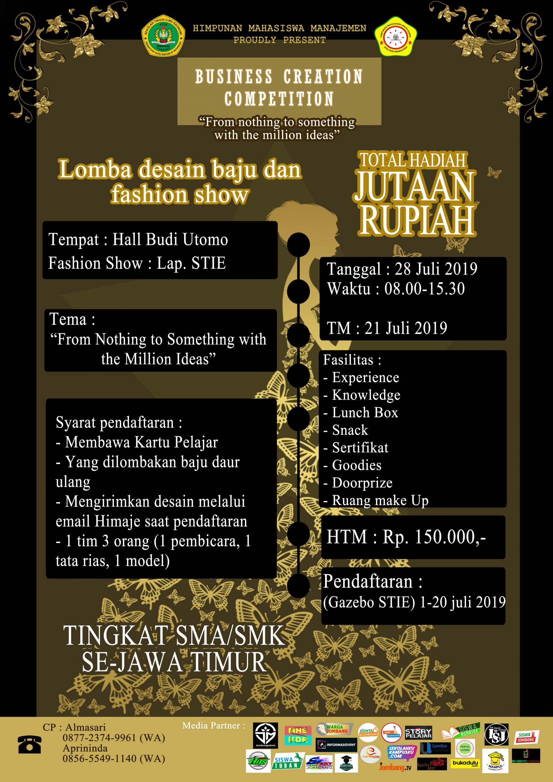 LOMBA DESAIN BAJU DAN FASHION SHOW LOMBA DESAIN BAJU DAN FASHION SHOW