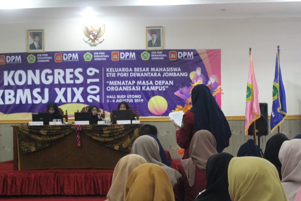 DPM STIE PGRI DEWANTARA JOMBANG GELAR KONGRES KBMSJ KE 19 TAHUN 2019 DPM STIE PGRI DEWANTARA JOMBANG GELAR KONGRES KBMSJ KE 19 TAHUN 2019