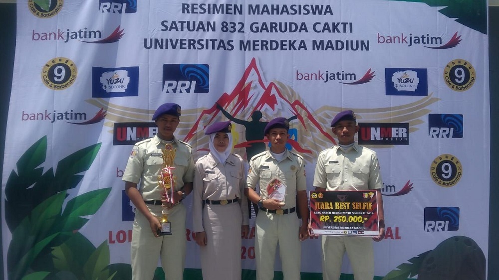 UKM MENWA STIE PGRI DEWANTARA JOMBANG BERHASIL MERAIH THE BEST SELFIE DALAM AJANG LONG MARCH MERAH PUTIH MENWA (LLMMPM ) TAHUN 2019 UKM MENWA STIE PGRI DEWANTARA JOMBANG BERHASIL MERAIH THE BEST SELFIE DALAM AJANG LONG MARCH MERAH PUTIH MENWA (LLMMPM ) TAHUN 2019