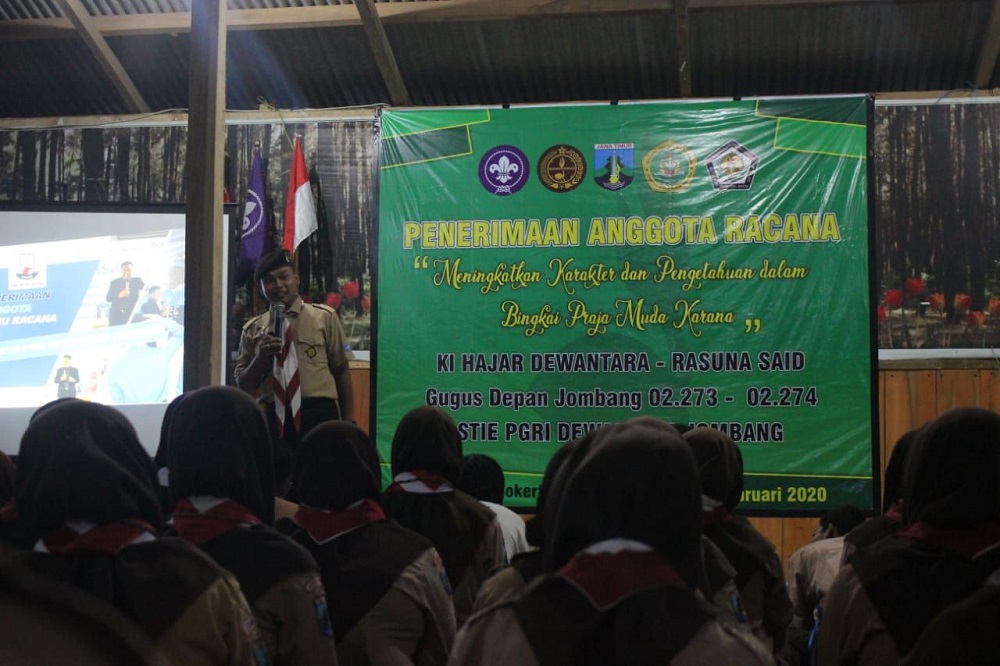 UKM PRAMUKA RACANA KI HAJAR DEWANTARA SUKSES ADAKAN PENERIMAAN ANGGOTA RACANA (PAR) UKM PRAMUKA RACANA KI HAJAR DEWANTARA SUKSES ADAKAN PENERIMAAN ANGGOTA RACANA (PAR)