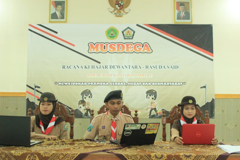 UKM PRAMUKA STIE PGRI DEWANTARA JOMBANG GELAR MUSDEGA RACANA KI HAJAR DEWANTARA – RASUNA SAID TAHUN 2020 SECARA VIRTUAL UKM PRAMUKA STIE PGRI DEWANTARA JOMBANG GELAR MUSDEGA RACANA KI HAJAR DEWANTARA – RASUNA SAID TAHUN 2020 SECARA VIRTUAL