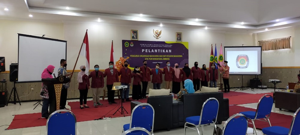 PENGURUS ORMAWA DAN UKM STIE PGRI DEWANTARA JOMBANG PERIODE 2020/2021, RESMI DILANTIK PENGURUS ORMAWA DAN UKM STIE PGRI DEWANTARA JOMBANG PERIODE 2020/2021, RESMI DILANTIK