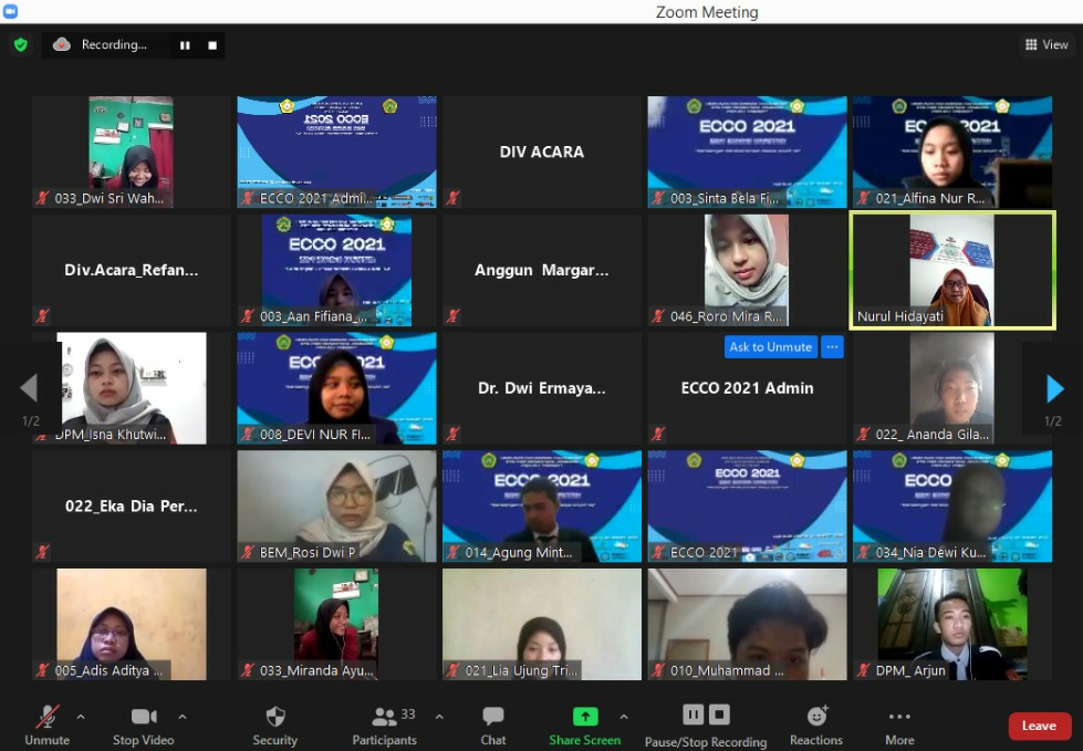 HIMAJE STIE PGRI DEWANTARA JOMBANG SUKSES GELAR ESSAY ECONOMIC COMPETITION (ECC0) TAHUN 2021 SECARA ONLINE HIMAJE STIE PGRI DEWANTARA JOMBANG SUKSES GELAR ESSAY ECONOMIC COMPETITION (ECC0) TAHUN 2021 SECARA ONLINE